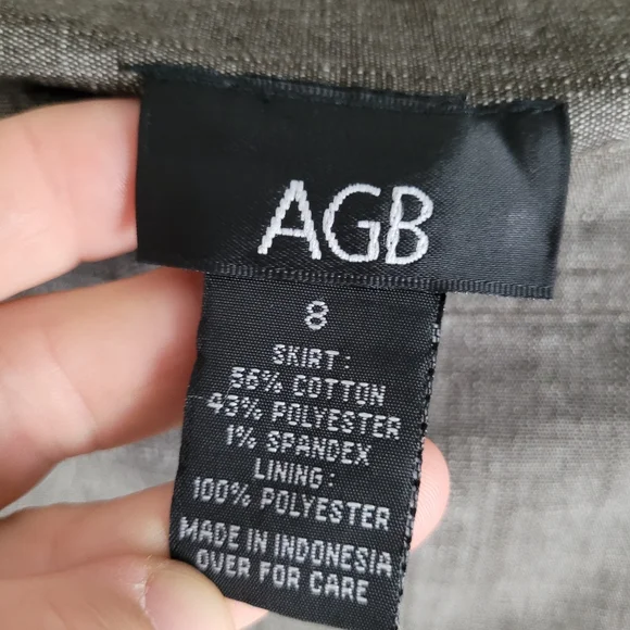 AGB | pleated side zip skirt - Picture 4 of 5